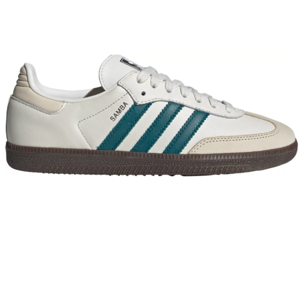 NEW in Box Adidas Women's Samba OG Shoes Teal White 🦋